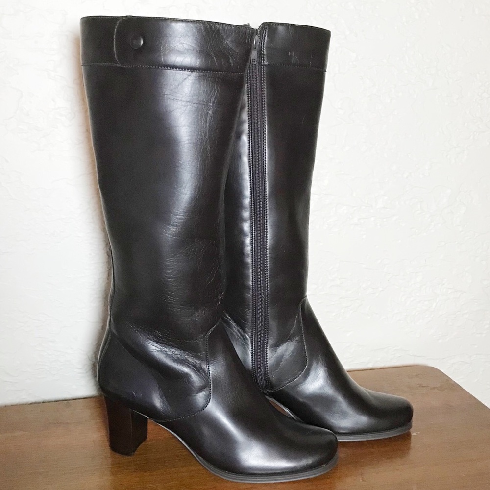 Naturalizer Brown Heel Boots 8W